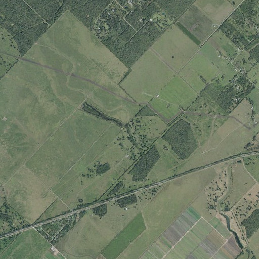 Aerial imagery of Grassy Slough, TX