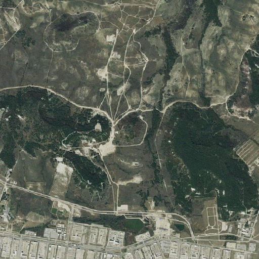 Aerial imagery of Jackson Knob, TX