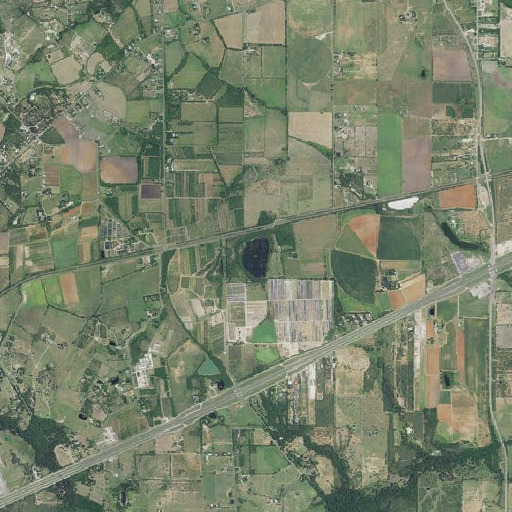 Aerial imagery of Lost Pond, TX