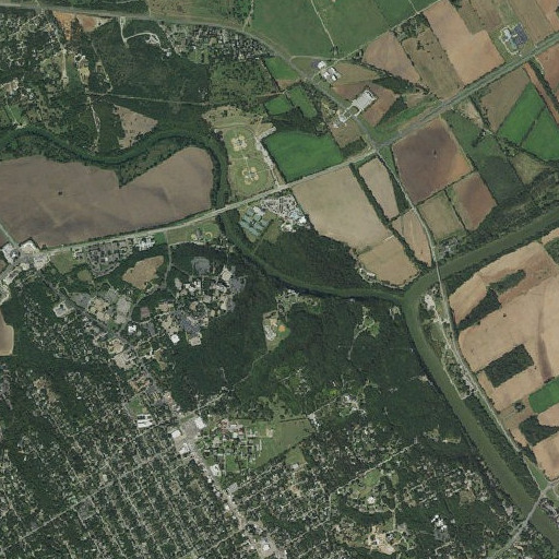 Aerial imagery of Lovers Leap, TX