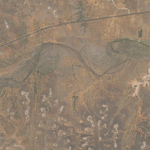 Aerial imagery of Lynn Canyon, TX