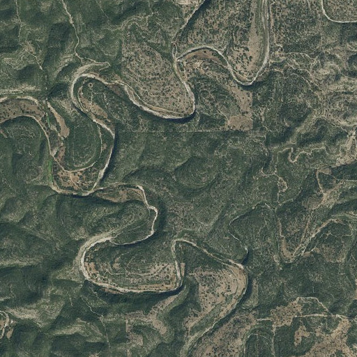 Aerial imagery of Lynn Spring, TX