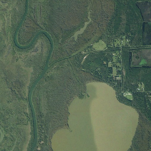 Aerial imagery of Mac Bayou, TX