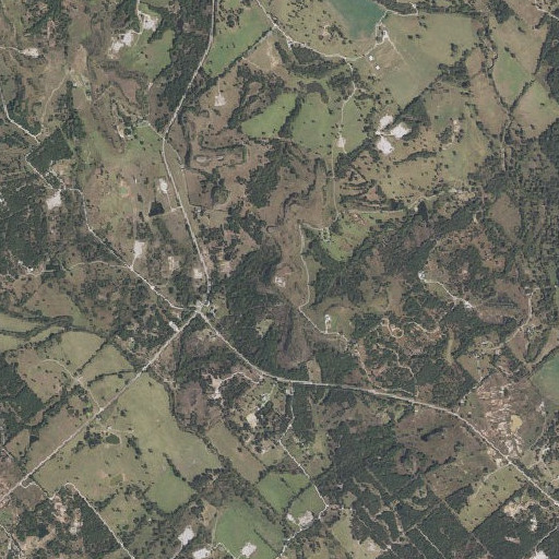 Aerial imagery of McCracken Mound, TX