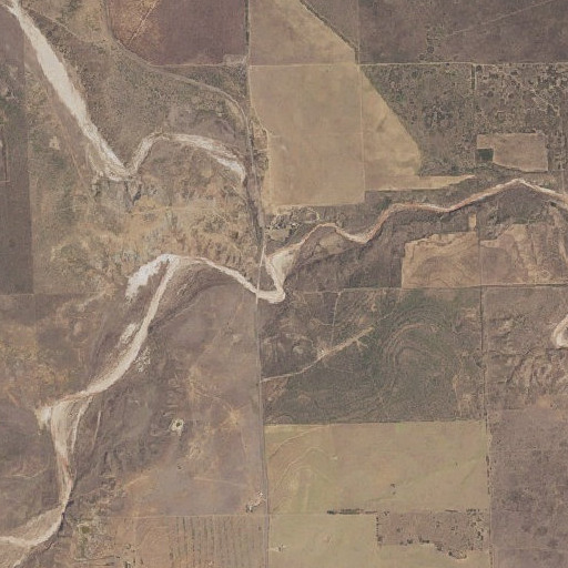 Aerial imagery of McDonald Creek, TX