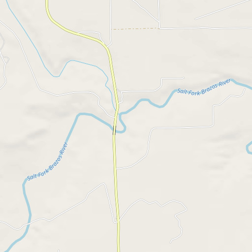 OpenStreetMap map of McDonald Creek, TX