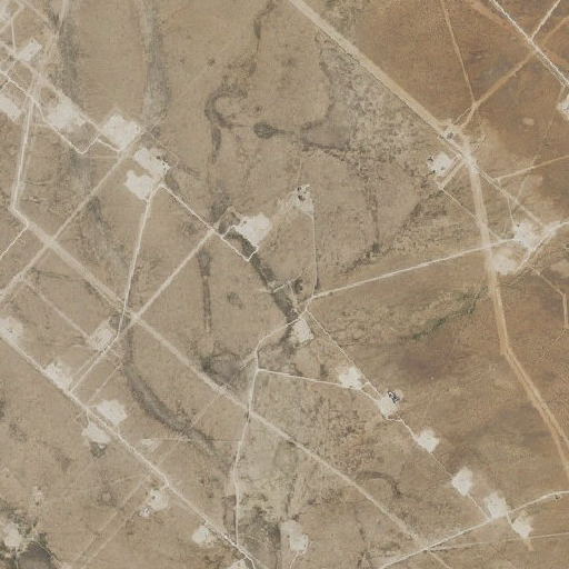 Aerial imagery of Middle Well, TX
