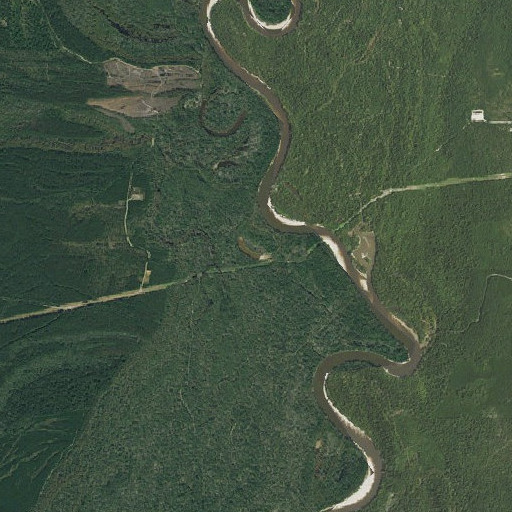 Aerial imagery of Circle Lake, TX