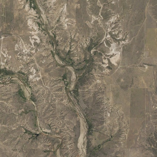 Aerial imagery of Mitchell Creek, TX