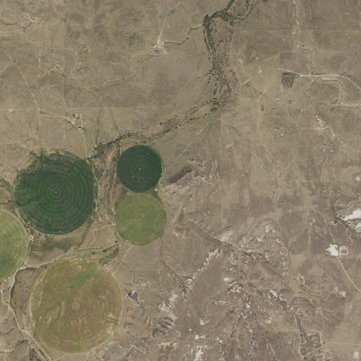 Aerial imagery of Mount Helland, TX