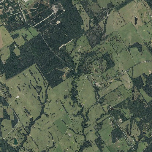 Aerial imagery of Myrtle Creek, TX
