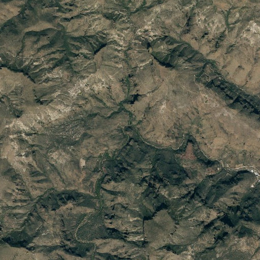 Aerial imagery of Needle Rock, TX