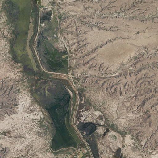 Aerial imagery of Neely Arroyo, TX