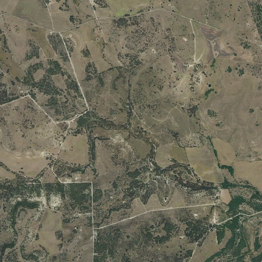 Aerial imagery of Nesbitt Branch, TX