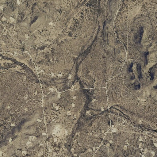 Aerial imagery of Nevins Draw, TX