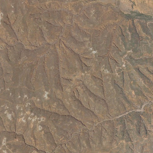 Aerial imagery of North Brushy Windmill, TX