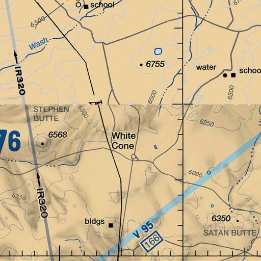 FAA VFR chart of White Point, AZ