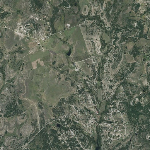 Aerial imagery of Picnic Spring, TX