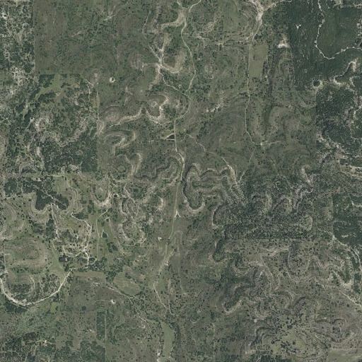 Aerial imagery of Porter Gap, TX