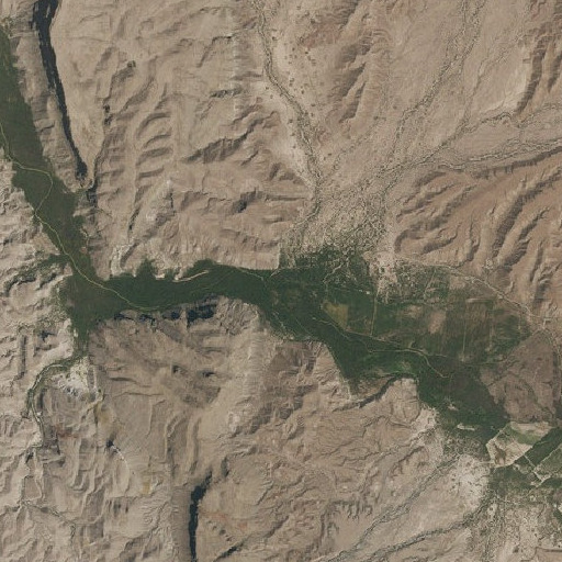 Aerial imagery of Sand Creek, TX