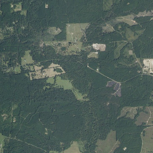 Aerial imagery of Sandy Creek, TX