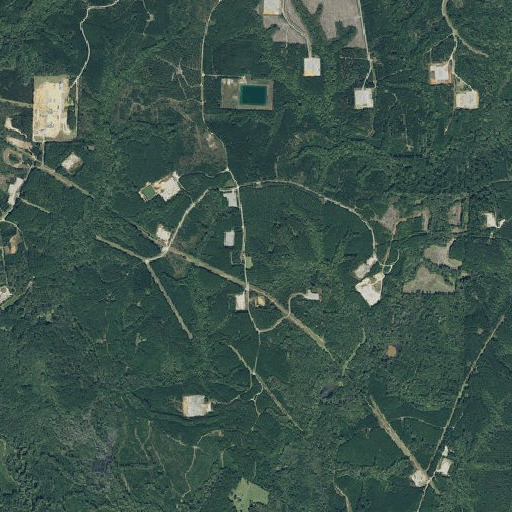 Aerial imagery of Sardis Cemetery, TX