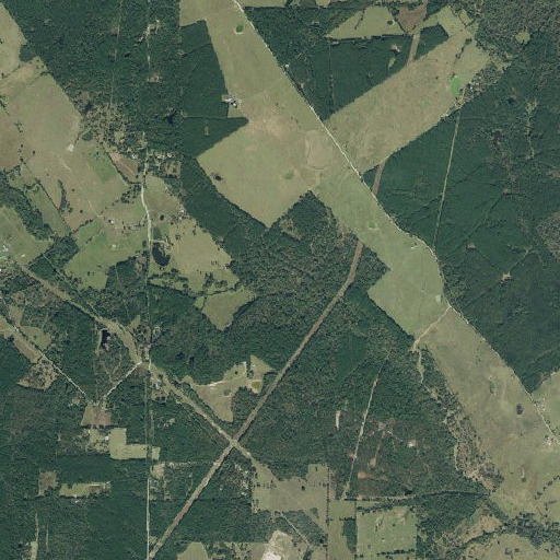 Aerial imagery of Sookie Creek, TX