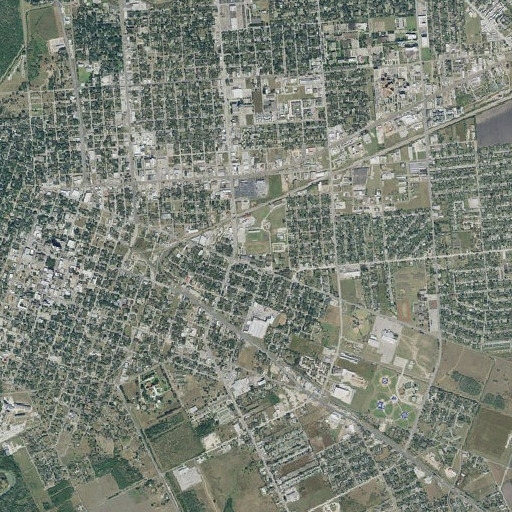 Aerial imagery of Welder School, TX