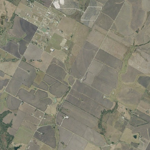 Aerial imagery of Willow Ranch School, TX