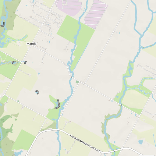 OpenStreetMap map of Willow Ranch School, TX