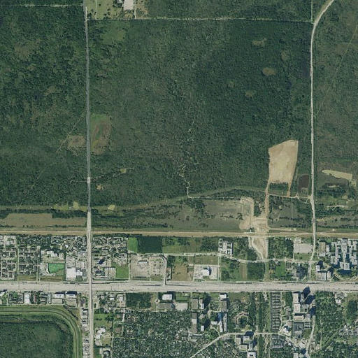 Aerial imagery of Bear Creek, TX