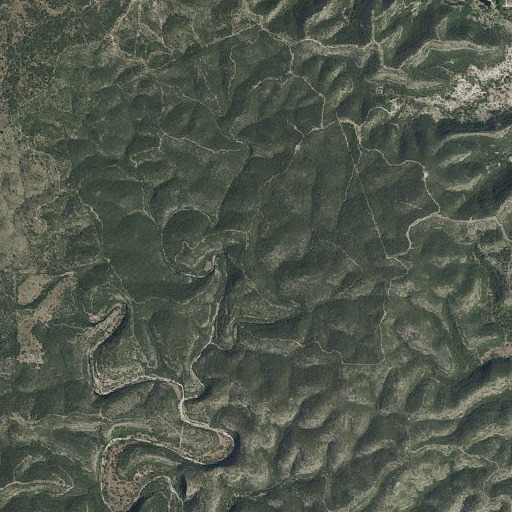 Aerial imagery of Fat Hog Spring, TX