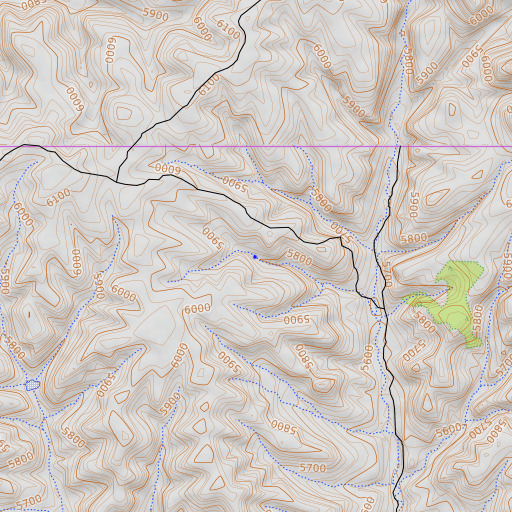 OpenTopoMap map of Wigwam Spring, AZ