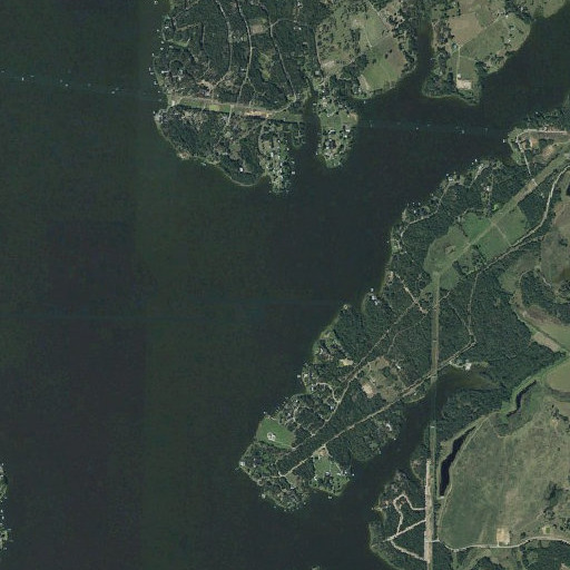 Aerial imagery of Lies Branch, TX