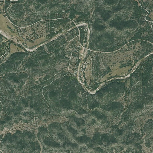 Aerial imagery of Lightning Bug Hollow, TX