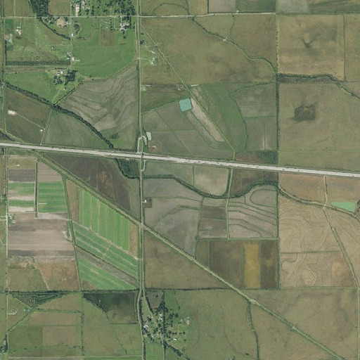 Aerial imagery of Ogden Ditch, TX