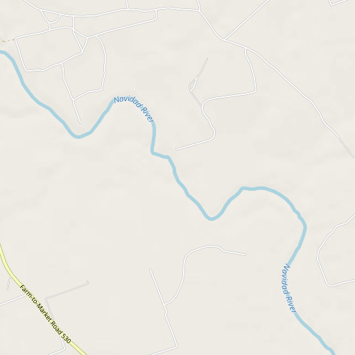 OpenStreetMap map of Ryan Branch, TX