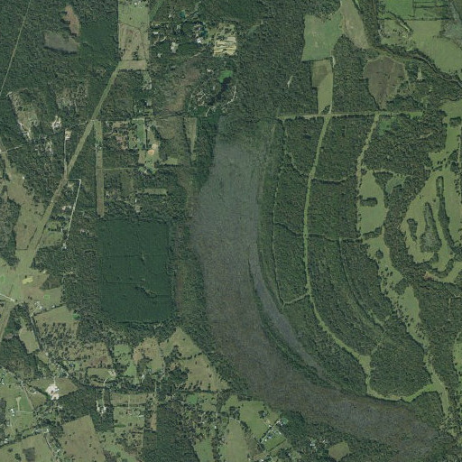 Aerial imagery of The Break, TX