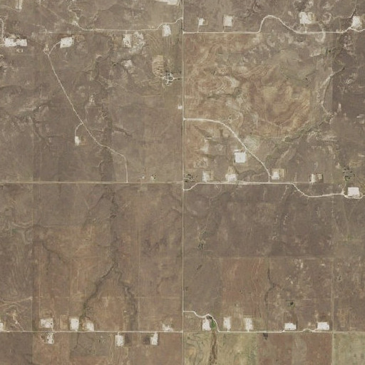 Aerial imagery of Locust Grove, TX