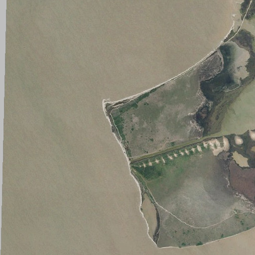 Aerial imagery of Hotel Point, TX