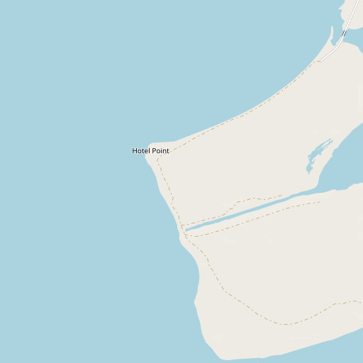 OpenStreetMap map of Hotel Point, TX