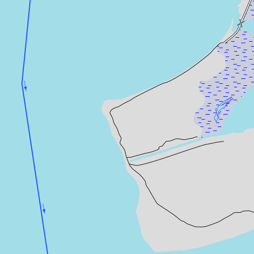 OpenTopoMap map of Hotel Point, TX