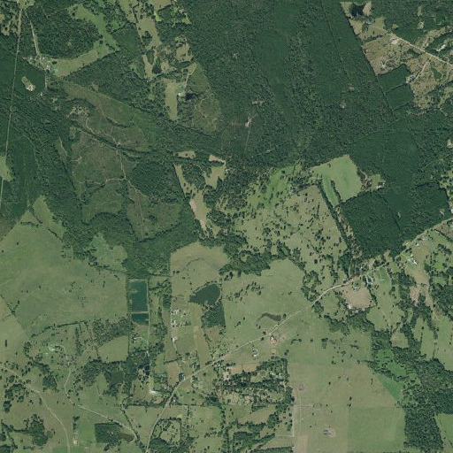 Aerial imagery of Pea Creek, TX