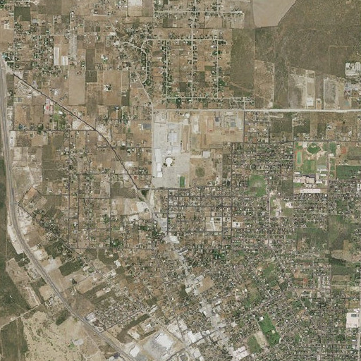Aerial imagery of Lake View Stadium, TX
