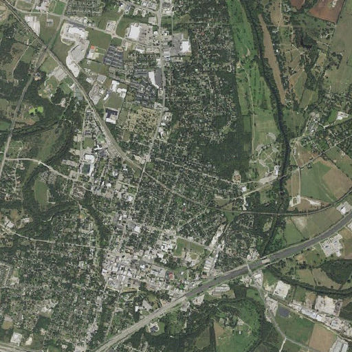 Aerial imagery of Beall Park, TX
