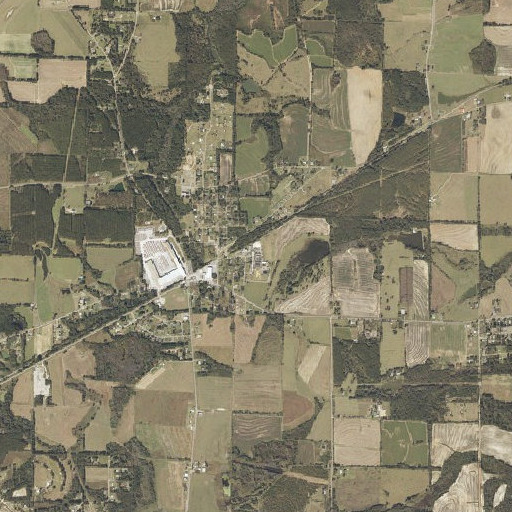 Aerial imagery of Webb Junior High School, AL