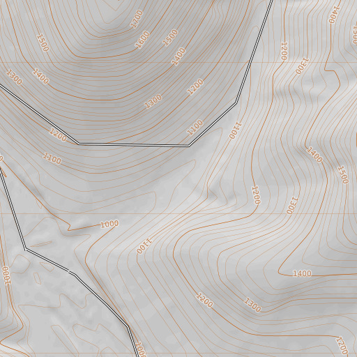 OpenTopoMap map of Dream Gulch, AK