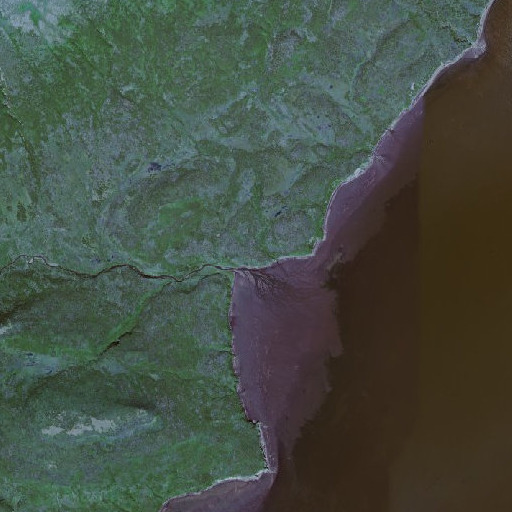 Aerial imagery of Bear Creek, AK