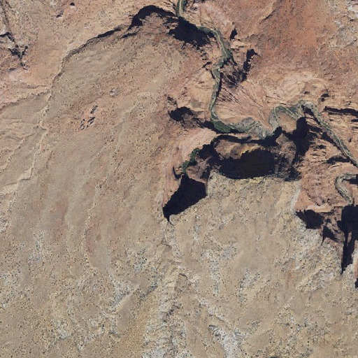 Aerial imagery of Wrather Arch, AZ