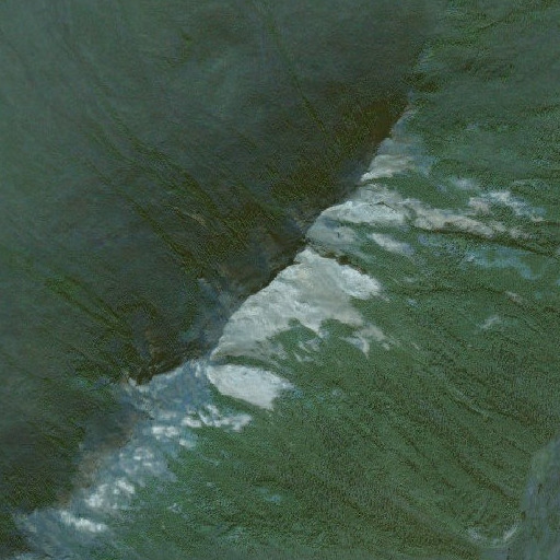 Aerial imagery of Eroded Mountain, AK